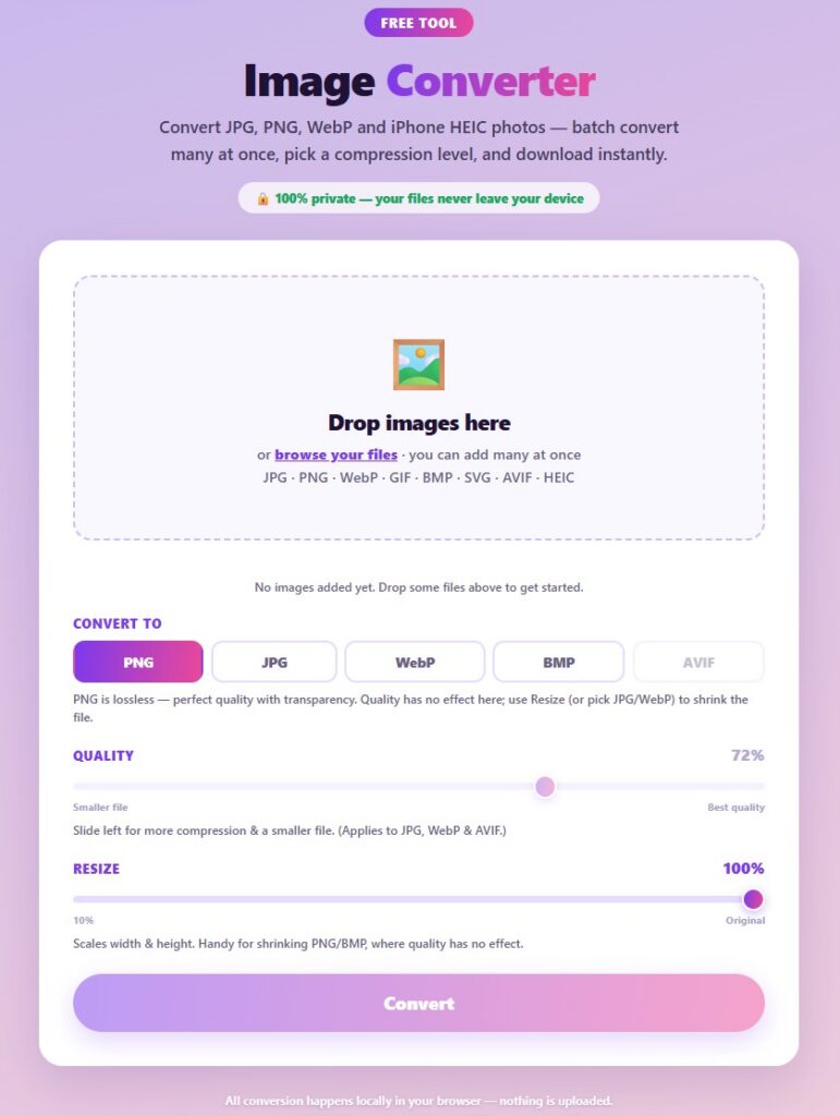 example of image converter